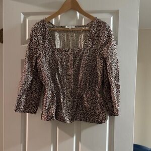 Madewell Multicolor Floral Blouse